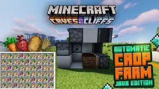 Automatic 1.17 Crop Farm 5000 Crops /Hour Minecraft Java || Every Crop Farm ||