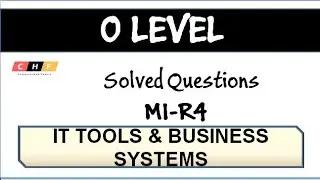 O LEVEL M1-R4(IT TOOLS & BUSINESS SYSTEM) Solved Question || KnowledgeBank Adda (ComputerHub Family)
