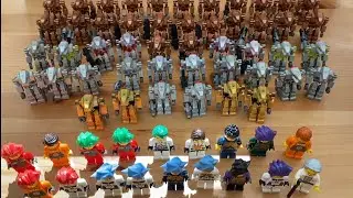 Моя Коллекция Минифигурок Lego Exo-Force (обзор) Minifigure Collection Review
