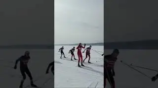 ТЕМЕРСО Лыжня Иркутска. Лидеры гонки на 17 км.