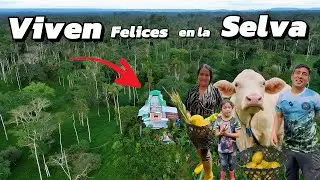 Encontraron la felicidad en la selva Amazónica 