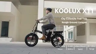 KOOLUX X11 Electric Bike | 500W/750W Motors, 40km/50km/h, Hydraulic Brake | KOOLUX Offical