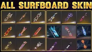 Free Fire Surfboard Skin Collection 🏂🏄🏂🏄🏂🏄