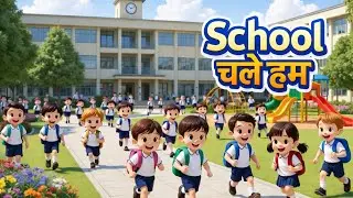 Happy School Morning Rhyme for Kids #nurseryrhymes #balgeet #kidssongs #animation #cocomelon #kids 