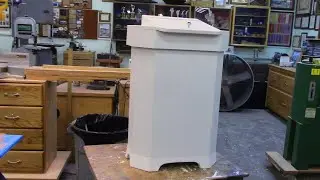 306 Wooden Trash Can Version III