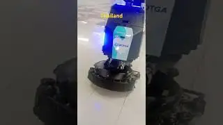 Floor Cleaning Robot 🤖 In Thailand #viralshorts2023 #viralvideo #nazworld @nazworld