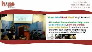 Galatians 4:4-5 - why is the arrival of Jesus good news that brings joy and peace?