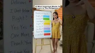 10 MOST Important Words to Learn in the Philippines (English to Tagalog)