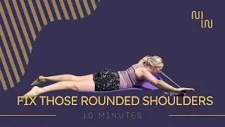 Do you suffer form rounded shoulders? Try this workout to fix them!
