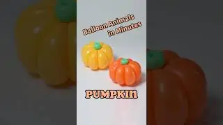 Balloon Animals in Minutes _ Pumpkin #diy #halloween