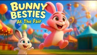 The Bunny Hop FAIR Adventure! 🐰🎡 | Fun Kids Song & Animation | Learning with Cute Animals