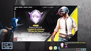 2026 New Year Celebrant Achievement Completion In Bgmi #bgmiattitude #bgmifight #bgmi #pubg #trend