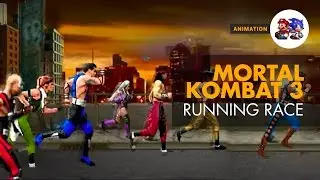 Mortal Kombat 3 Characters in a running race!