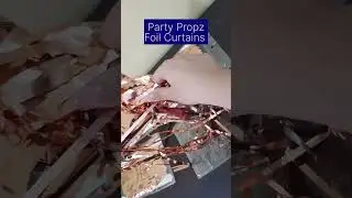Amazon Decor Foil Curtains Review Shorts #youtubeshorts #amazon #shorts #art #homedecor #diy