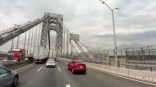 4K Driving from New York City NYC Queens to WallKill Upstate NY & Back ASMR FF