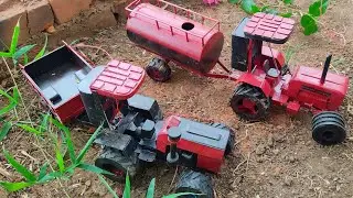 Tractor trolley loading train tracks ,rc Tractor video,  Remote control Tractor kese banaye 