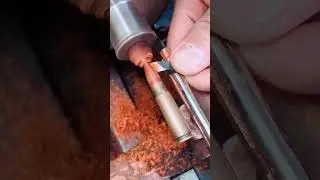 Craft a unique bullet shell keychain! #woodworkcraft #handy #keychain #fok