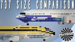Minecraft Size Comparison Boeing 737