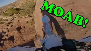 Gold Bar, Golden Spike, Rusty Nail, and Poison Spider! Dirt biking Moab, Utah.