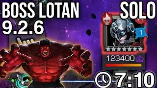Hulk Vermelho 7 R1 vs Boss Lotan (Ato 9.2.6) | Marvel Torneio de Campeões