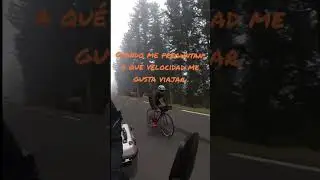 Cuando me preguntan: a qu&eacute; velocidad me gusta viajar.