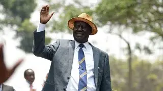 Mathare residents march along Outering Road to mourn the passing of Raila Odinga 