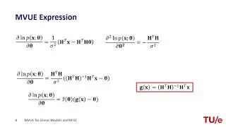 Linear Estimators: MVUE and BLUE