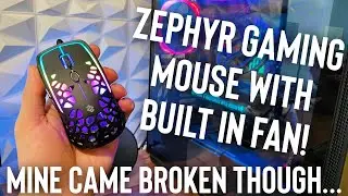 The Zephyr Gaming Mouse with Built in Fan!...Mine's Already Broken?!