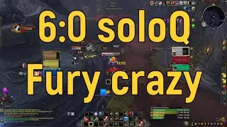 Solo Shuffle Fury Warrior / Фури вар пвп 6:0. World of Warcraft PVP