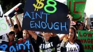 US fast food workers strike to supersize wages