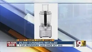 Cuisinarts recalled