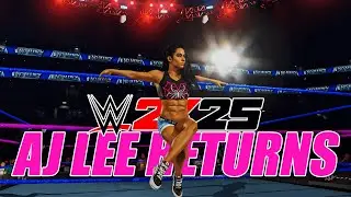 AJ Lee Returns in WWE 2K25 | Stunning Comeback Gameplay Reveal