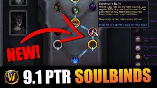 Patch 9.1 FOUR NEW TIERS of Soulbind Powers!