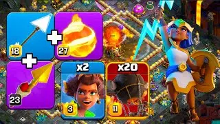 Fun & Unstoppable TH16 RC Trick +Rocket Warden Fireball Balloon Attack!