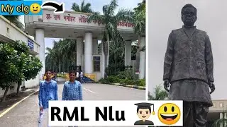 rmlnlu 😃👨🏻&zwj;🎓 | NLU Lucknow | RMLNLU Campus Tour | #nlu