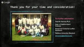 How Can Sports Help Children Overcome the Harmful Effects of Violent Conflict? What Recent Resear...