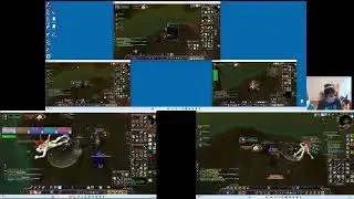 Doomhowl 5 Man Multitbox Wailing Caverns 4 SF 1 non