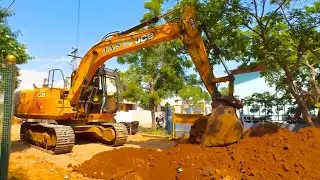 JCB JS 140 Excavator How to Bucket and Breaker Change Time Save Quick Coupler Benefits | jcb video 