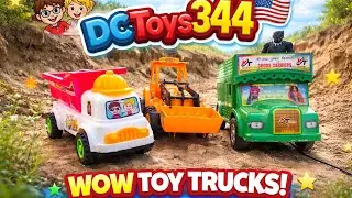 JCB truck 🛻 tractor 🚜 car 🚗 bike 🏍️ ki video khelone wala cartoon video || Dctoys || khelona. Kids 
