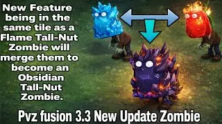 Fusion Plant 394: Obsidian Tall-nut Zombie Pvz fusion 3.3 New Update Zombie #pvzfusion #pvz 