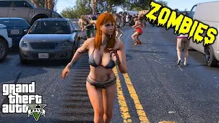 Los Santos Becomes Zombie Land | Cute  Girl Becomes a Terrible Zombie!