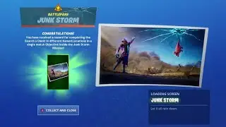 *NEW* JUNK STORM LOADING SCREEN IN FORTNITE! (Limited-Time Reward)