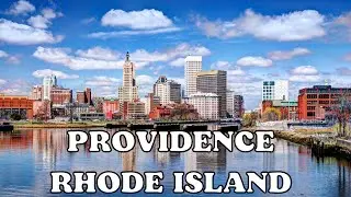 Providence City, Rhode Island, USA [4K Aerial View by Drone with Calming Music]