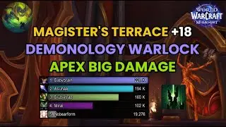 Magister's Terrace +18 Demonology Warlock | Midnight Beta