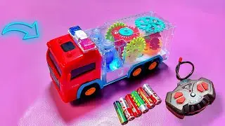 Распаковка радиоуправляемых машинок! Ретро-автобус 🚌, McQueen 95 🚗, пожарная машина Gear 🚒 и игру...
