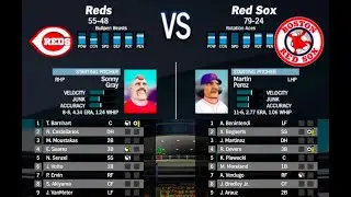 Super Mega Baseball 3 Season - Boston Red Sox - Game 1 vs Cincinnati Ep 104