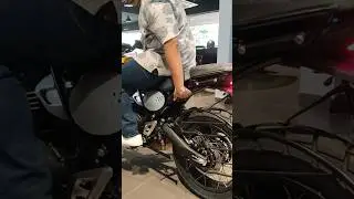 Triumph Scrambler 400 XC New Model 2025 Back Wheel Offset Mono Suspension Aluminium Swingarm