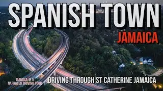 Driving into Spanish Town Jamaica