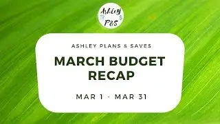 March 2020 | Budget Recap (EveryDollar)