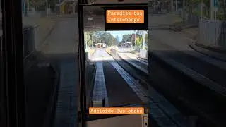 A bus changes from the 